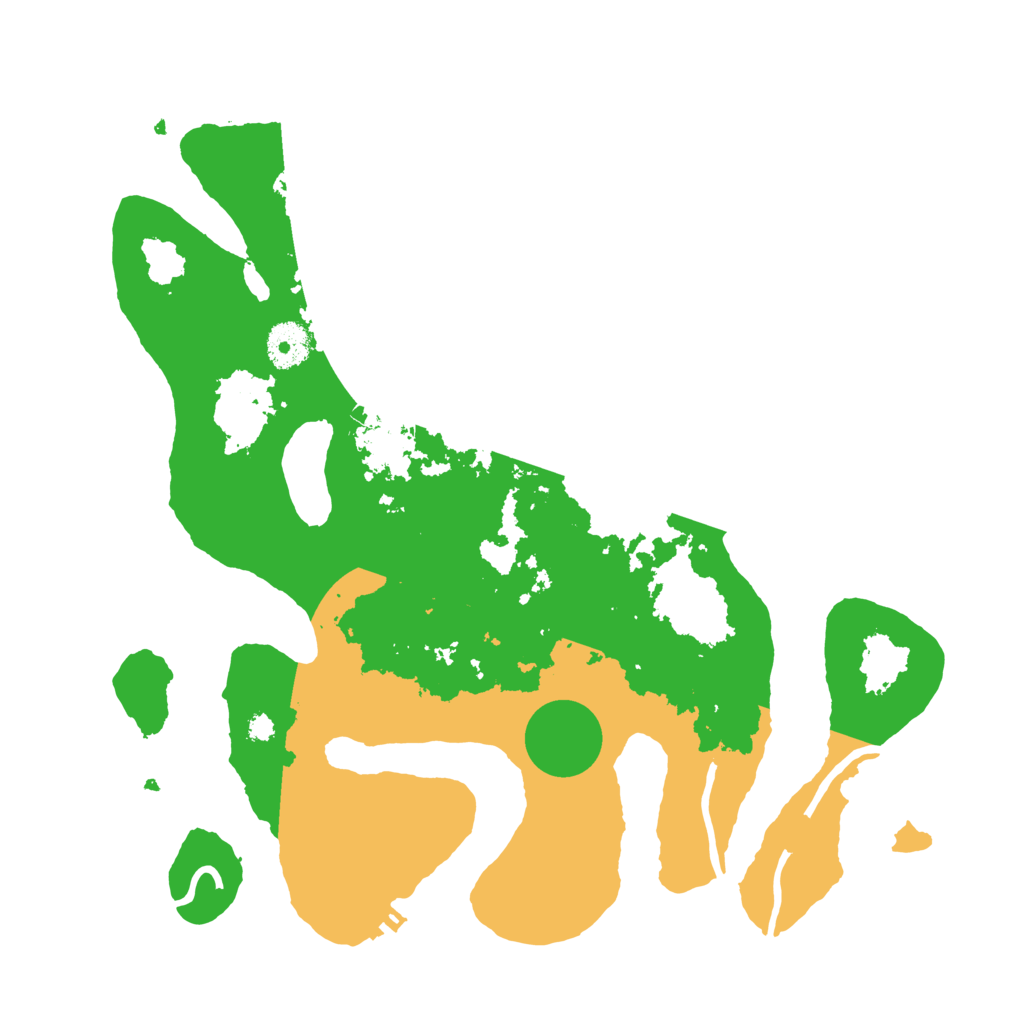 Biome Rust Map: Procedural Map, Size: 3500, Seed: 2466785