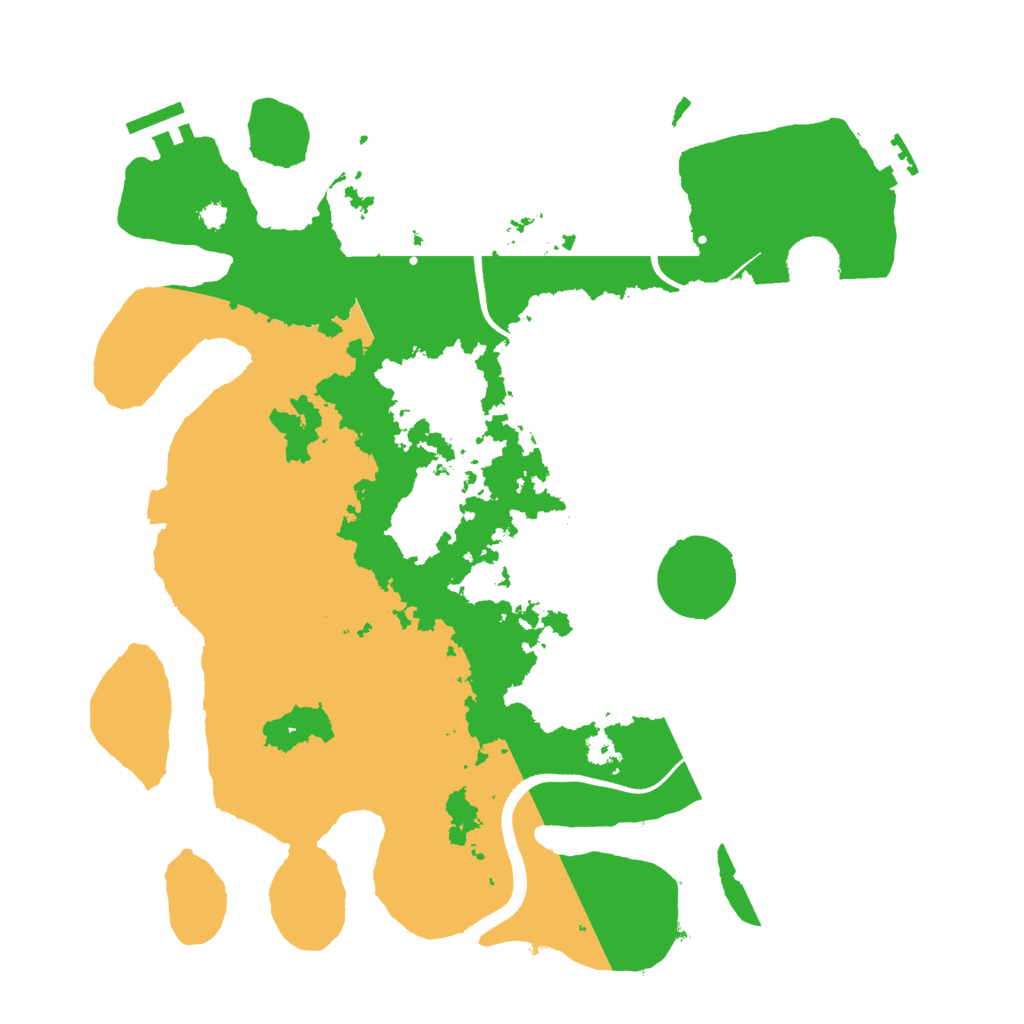 Biome Rust Map: Procedural Map, Size: 3500, Seed: 5027788