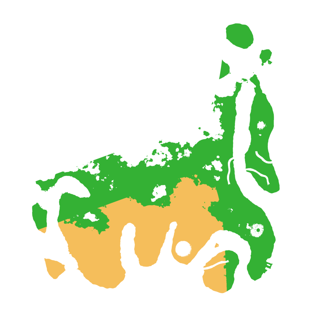 Biome Rust Map: Procedural Map, Size: 3500, Seed: 3362510