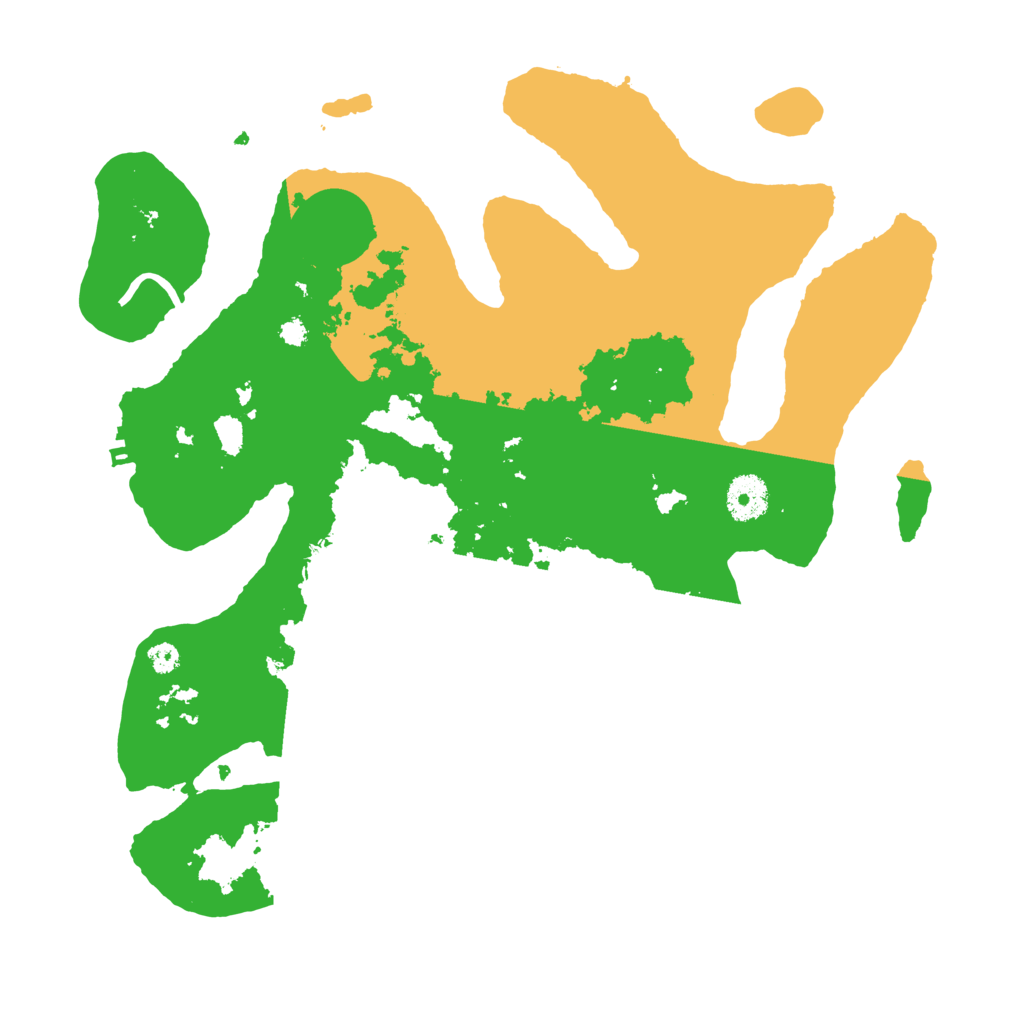 Biome Rust Map: Procedural Map, Size: 3500, Seed: 3039413