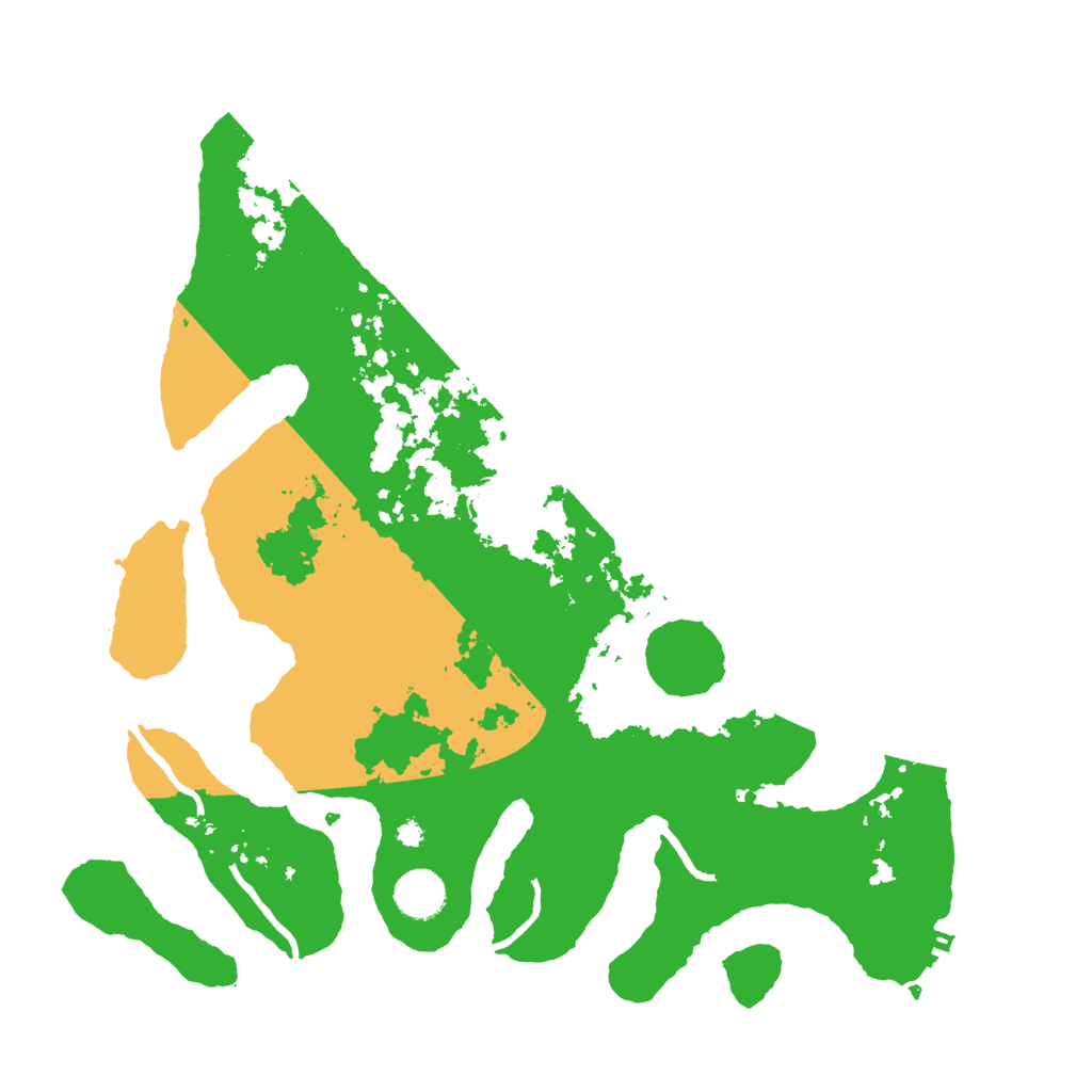 Biome Rust Map: Procedural Map, Size: 3800, Seed: 5500527