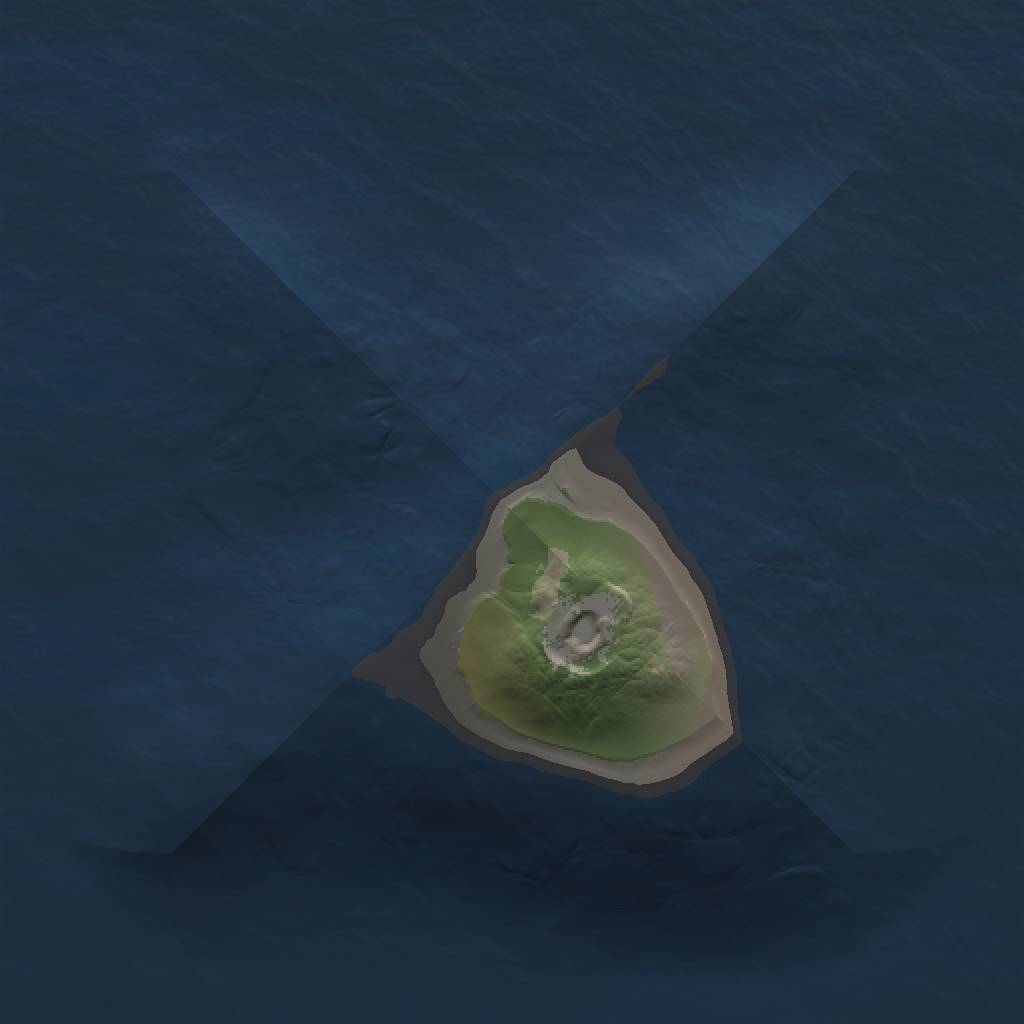 Rust Map: Barren, Size: 1000, Seed: 1666, 2 Monuments