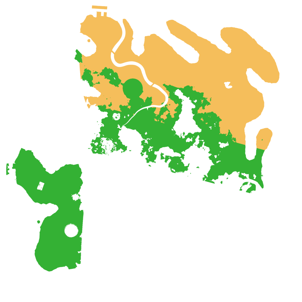 Biome Rust Map: Procedural Map, Size: 4000, Seed: 80