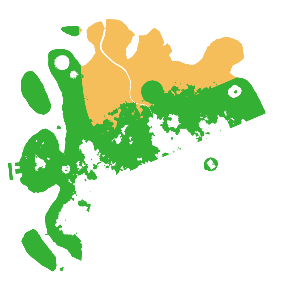 Biome Rust Map: Procedural Map, Size: 3500, Seed: 1539112