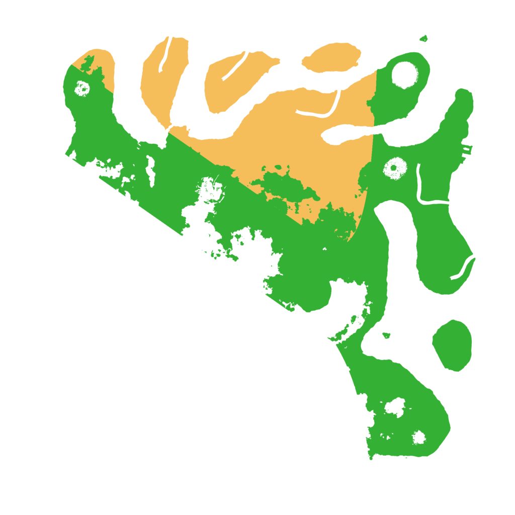 Biome Rust Map: Procedural Map, Size: 3500, Seed: 2233439
