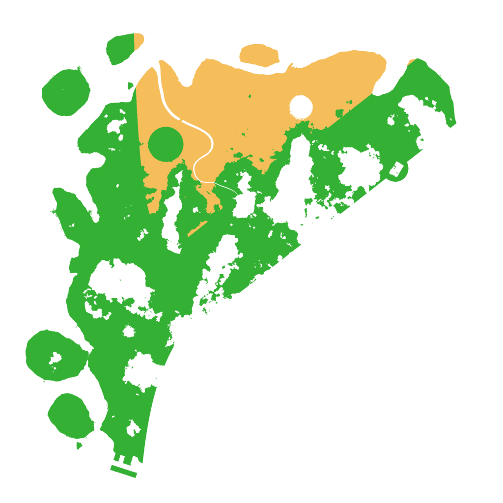 Biome Rust Map: Procedural Map, Size: 3800, Seed: 2799406