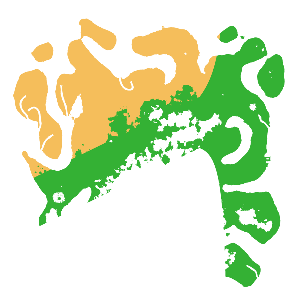 Biome Rust Map: Procedural Map, Size: 4000, Seed: 129084