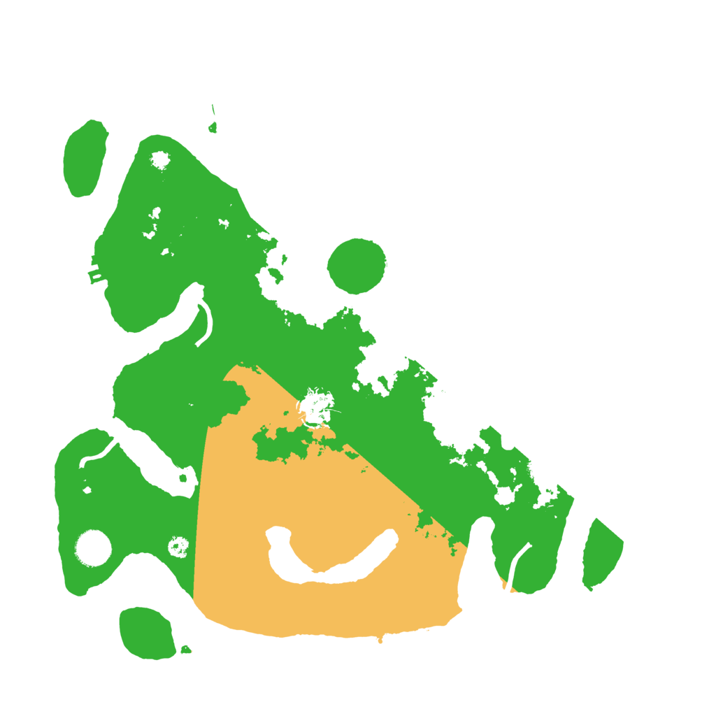 Biome Rust Map: Procedural Map, Size: 3500, Seed: 1748663