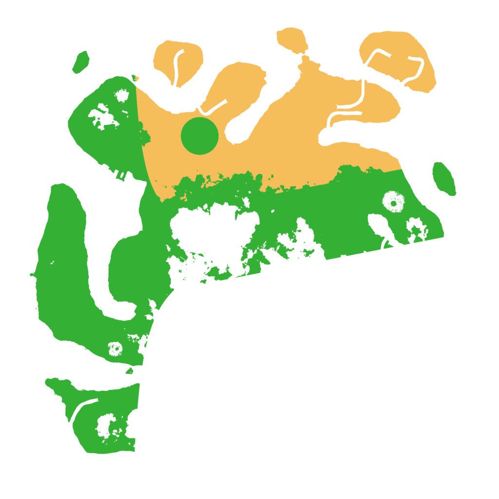 Biome Rust Map: Procedural Map, Size: 3500, Seed: 912835