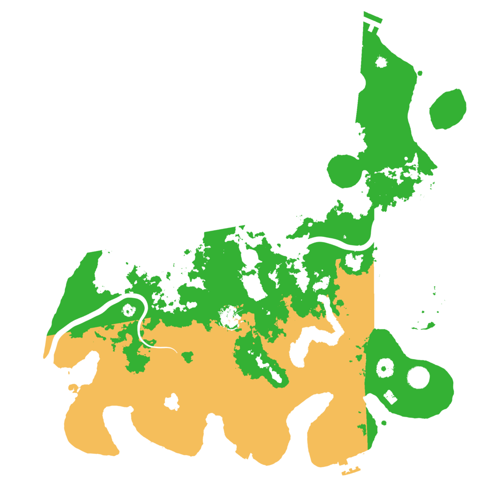Biome Rust Map: Procedural Map, Size: 4000, Seed: 728974