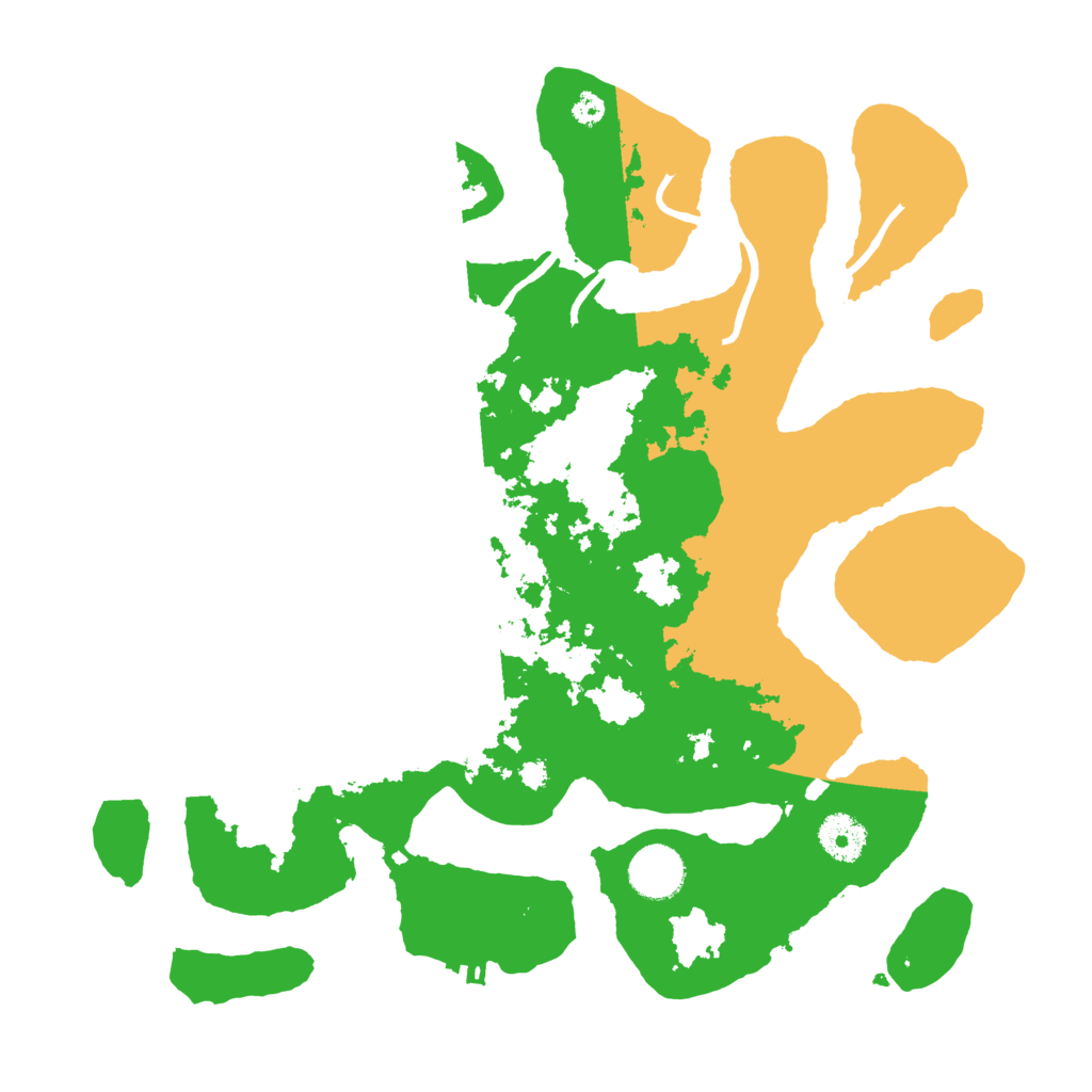 Biome Rust Map: Procedural Map, Size: 3500, Seed: 4828744