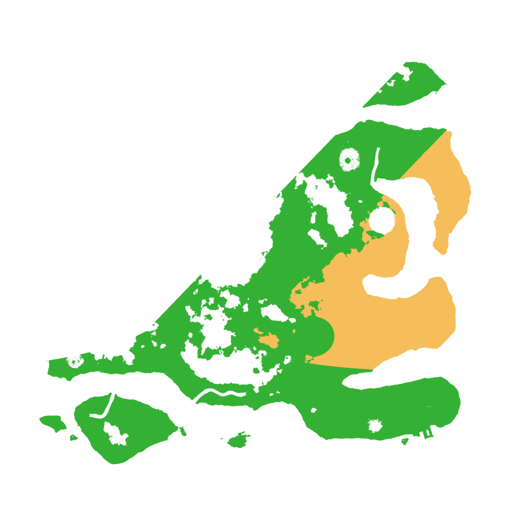 Biome Rust Map: Procedural Map, Size: 3500, Seed: 2860225