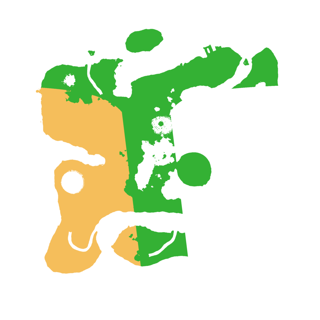 Biome Rust Map: Procedural Map, Size: 2500, Seed: 98401156