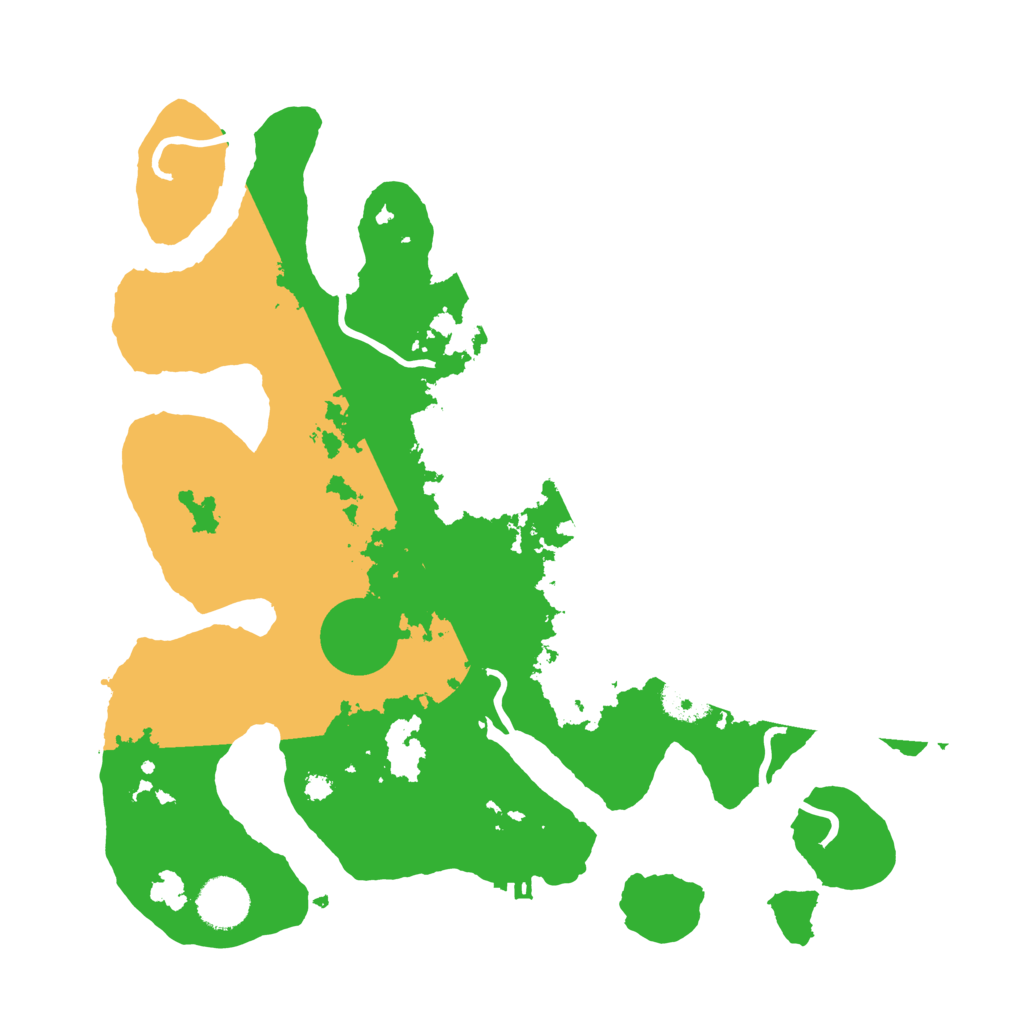 Biome Rust Map: Procedural Map, Size: 3500, Seed: 1022919927