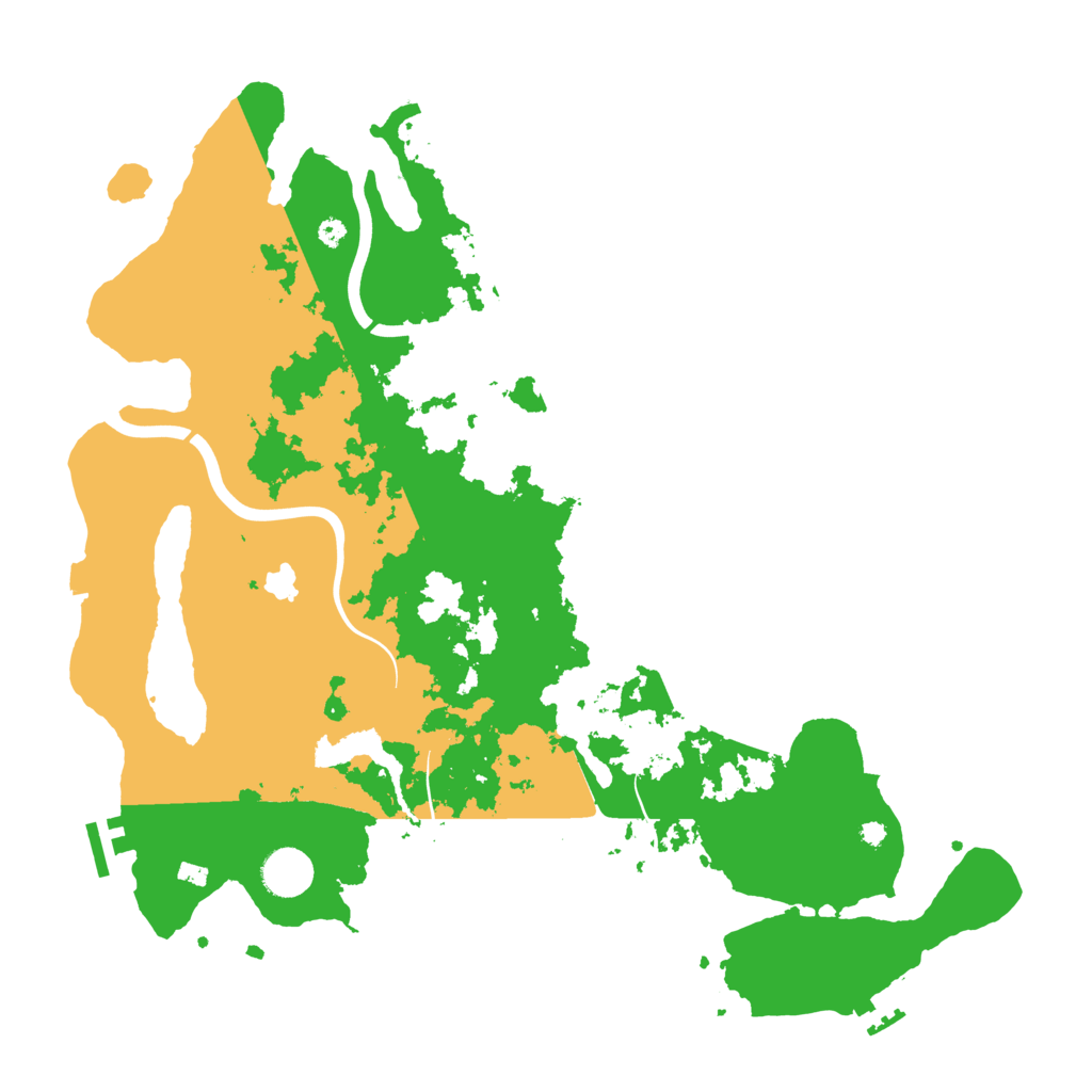 Biome Rust Map: Procedural Map, Size: 4000, Seed: 167181