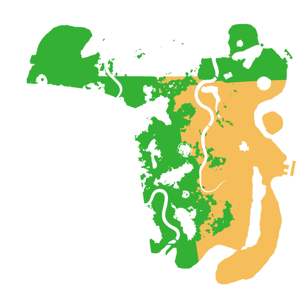Biome Rust Map: Procedural Map, Size: 4000, Seed: 331468