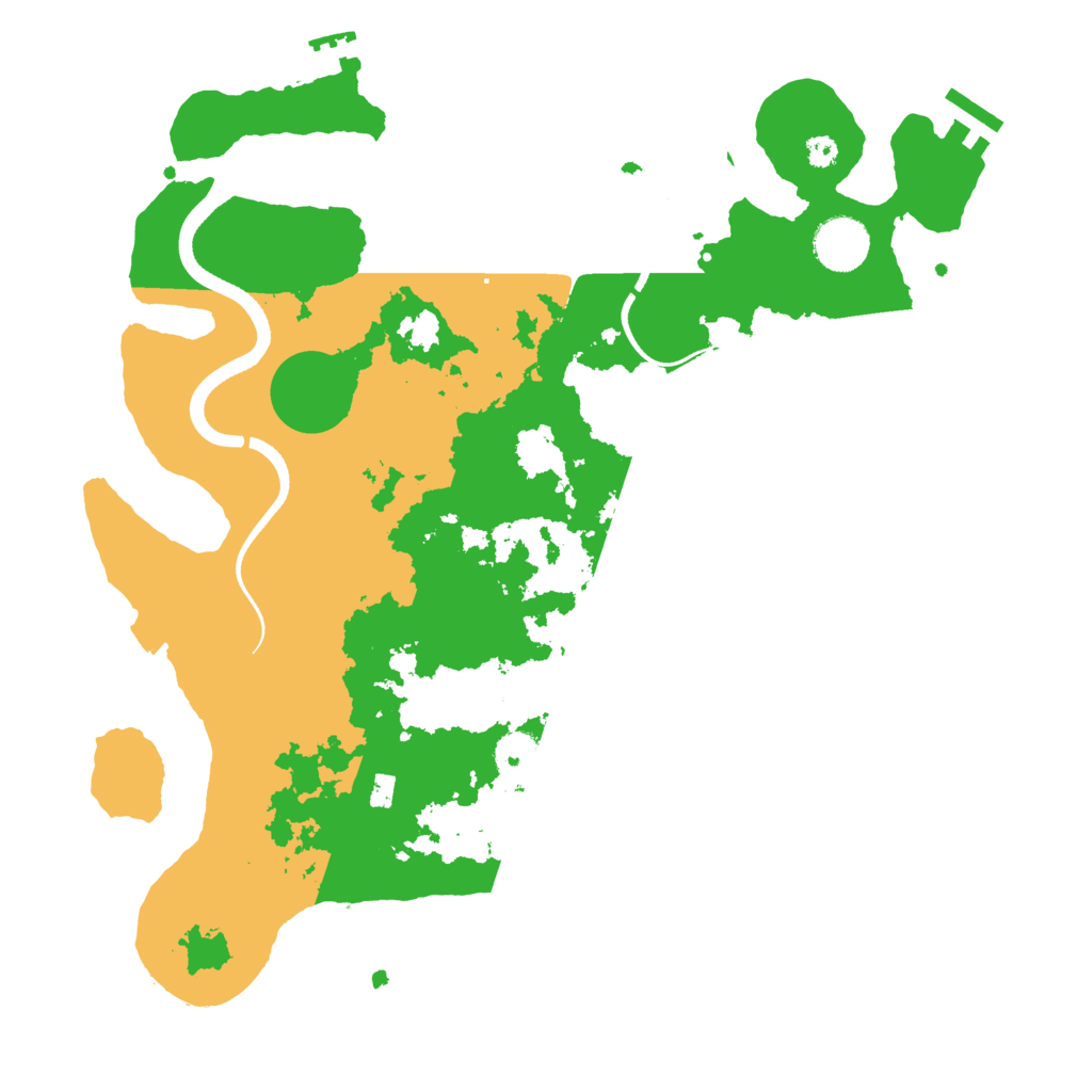 Biome Rust Map: Procedural Map, Size: 3500, Seed: 754812010