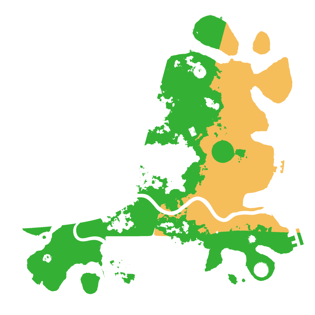 Biome Rust Map: Procedural Map, Size: 3750, Seed: 8008