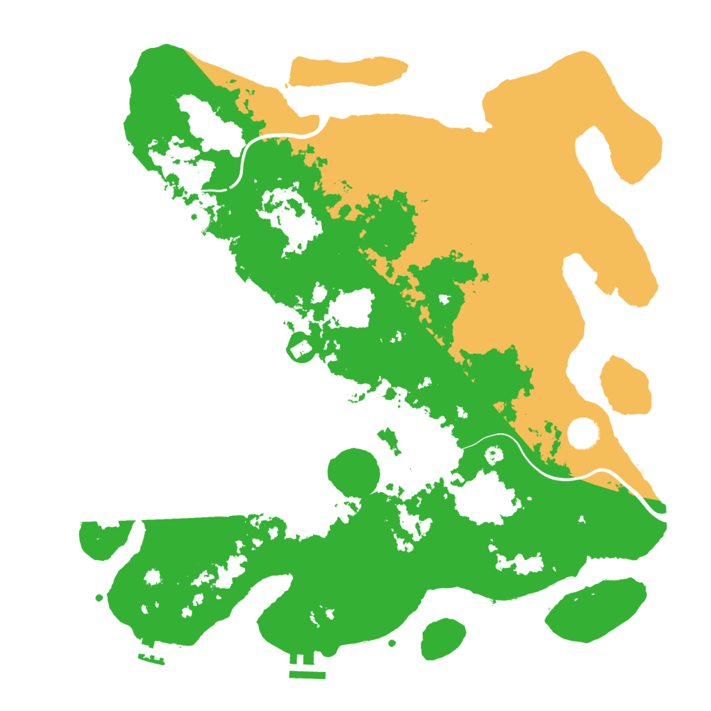 Biome Rust Map: Procedural Map, Size: 3950, Seed: 829137519