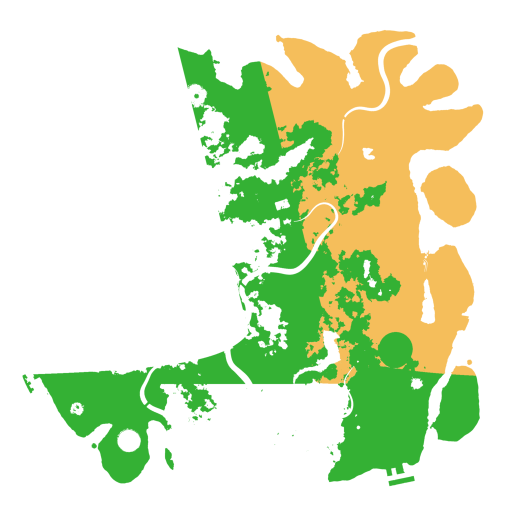 Biome Rust Map: Procedural Map, Size: 4000, Seed: 1365456976