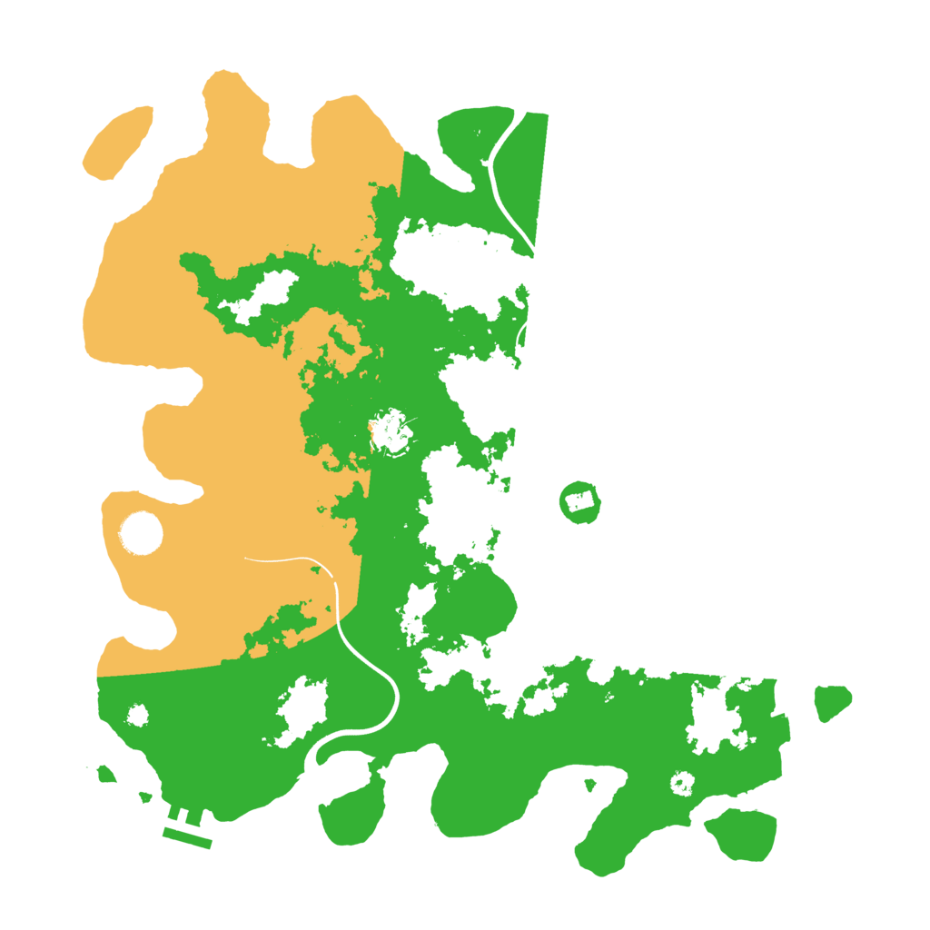 Biome Rust Map: Procedural Map, Size: 3800, Seed: 6342318