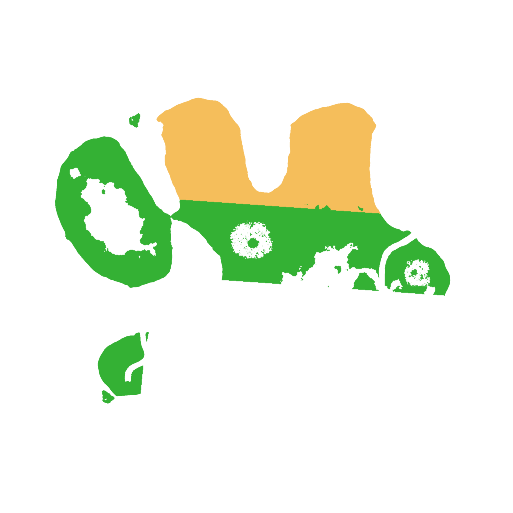 Biome Rust Map: Procedural Map, Size: 2000, Seed: 43243