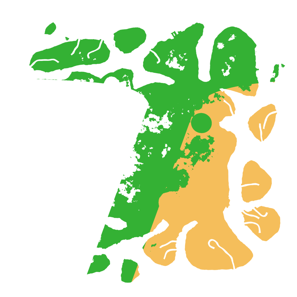 Biome Rust Map: Procedural Map, Size: 4000, Seed: 109117