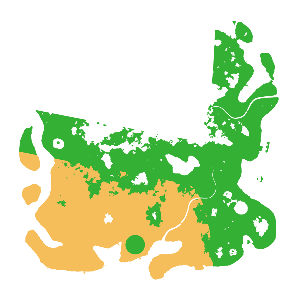 Biome Rust Map: Procedural Map, Size: 4000, Seed: 5076286
