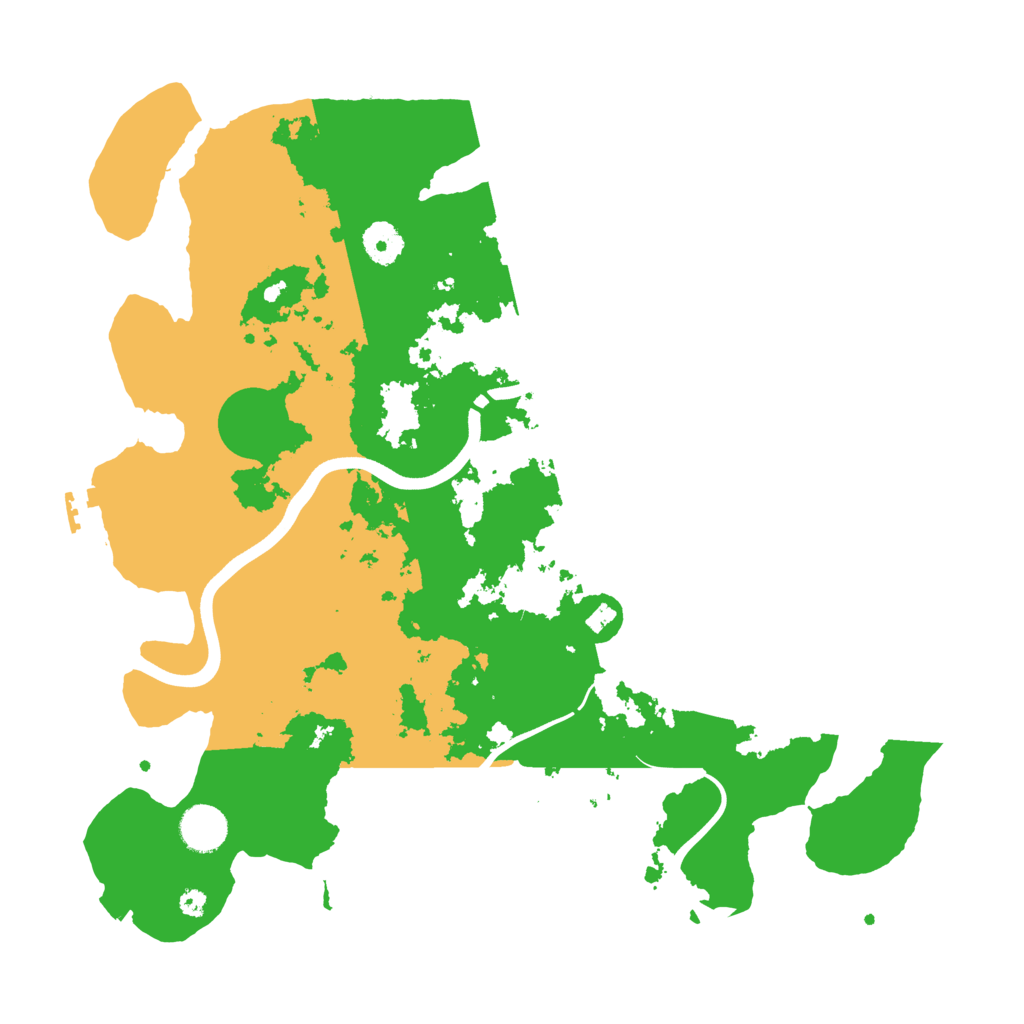 Biome Rust Map: Procedural Map, Size: 3800, Seed: 5627415