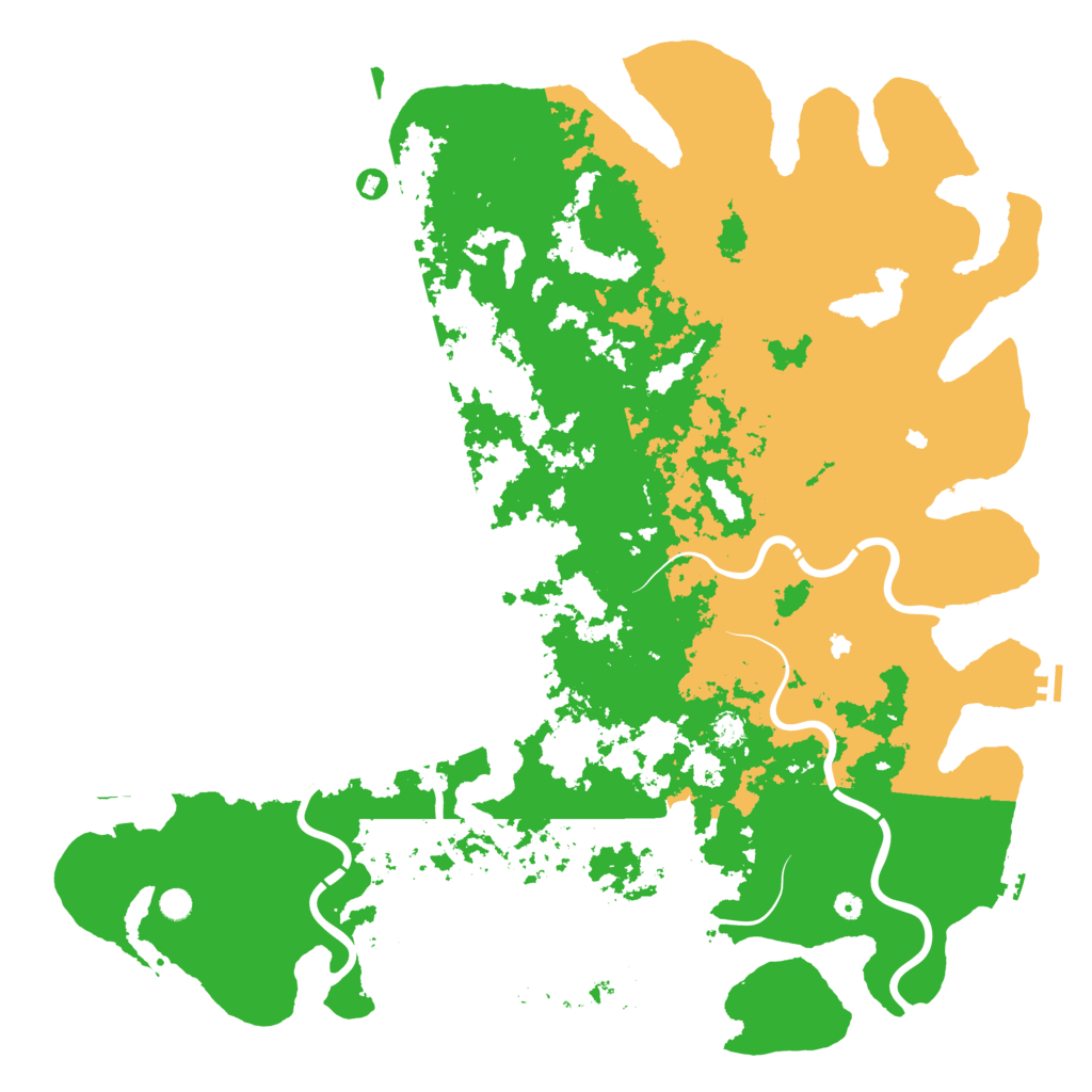 Biome Rust Map: Procedural Map, Size: 6000, Seed: 1567882147