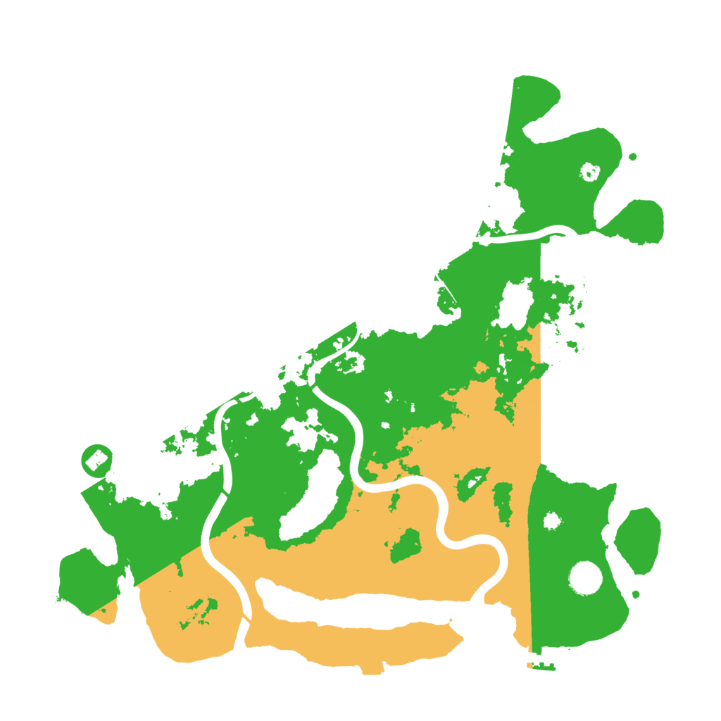 Biome Rust Map: Procedural Map, Size: 3800, Seed: 1986265056
