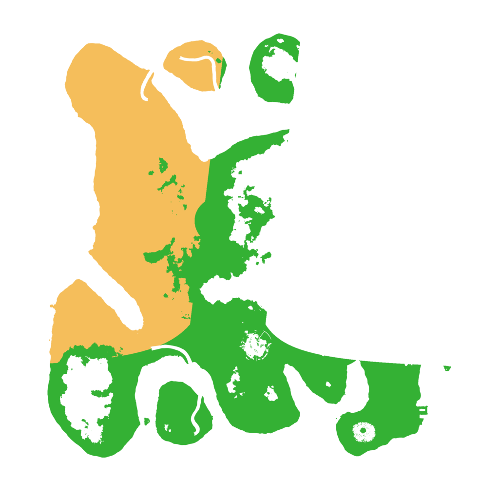 Biome Rust Map: Procedural Map, Size: 3500, Seed: 6404829