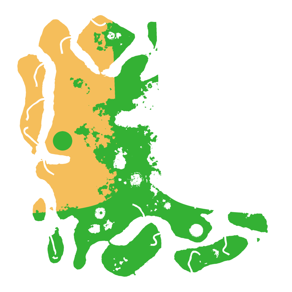 Biome Rust Map: Procedural Map, Size: 4000, Seed: 156195