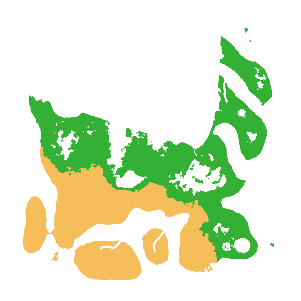 Biome Rust Map: Procedural Map, Size: 3500, Seed: 5521989