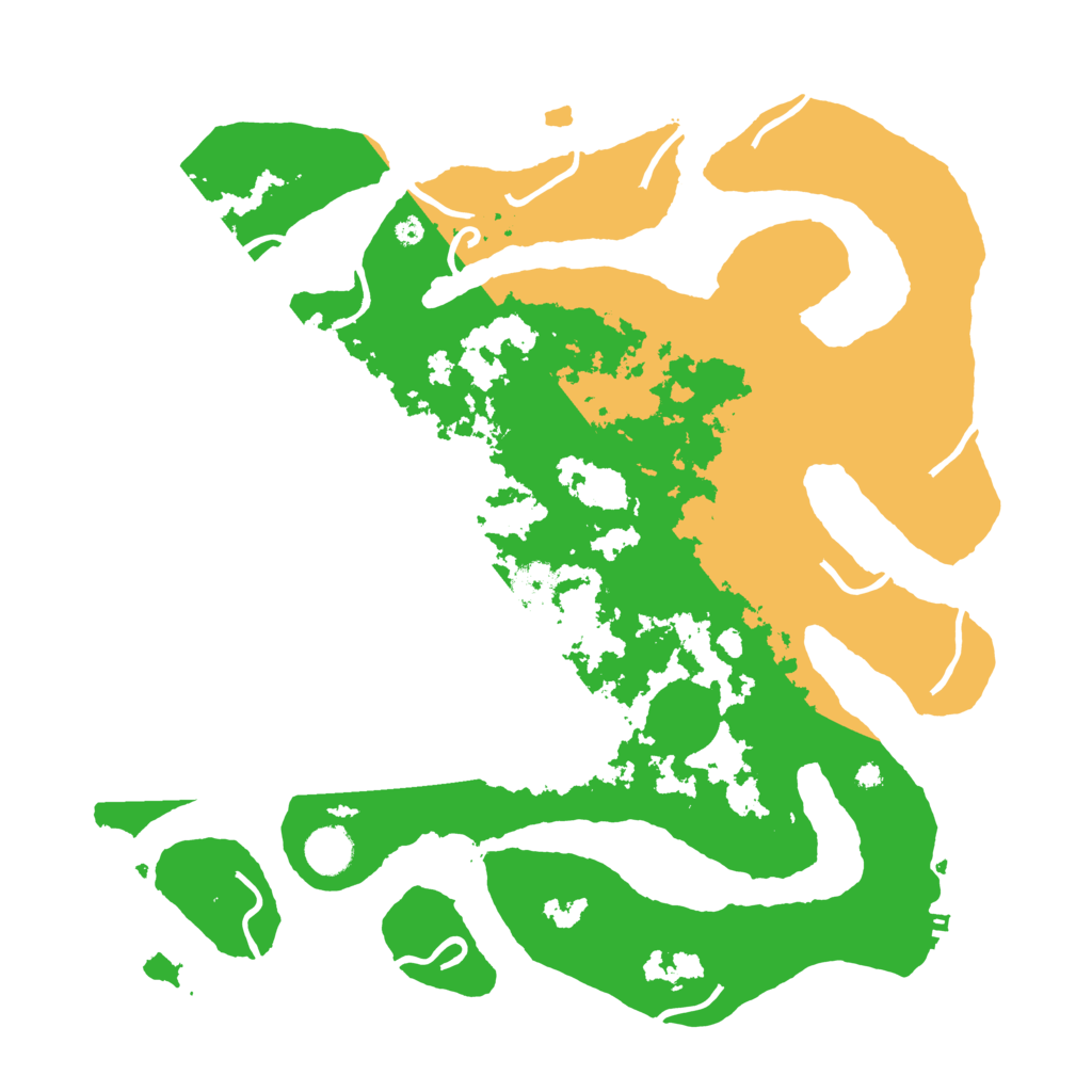 Biome Rust Map: Procedural Map, Size: 4000, Seed: 533956