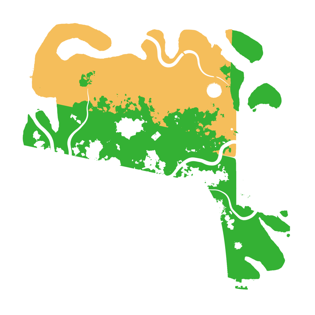 Biome Rust Map: Procedural Map, Size: 3800, Seed: 2366311