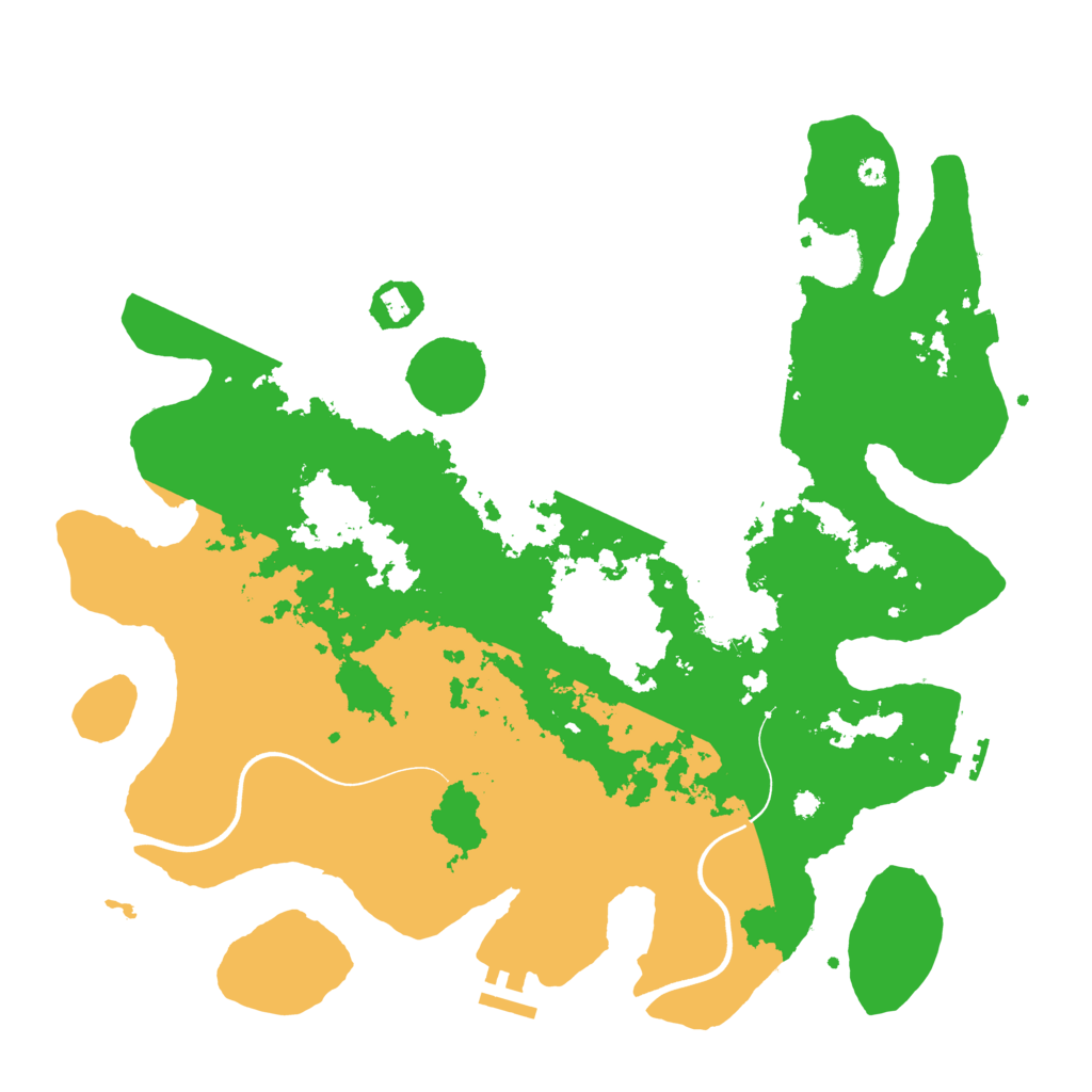 Biome Rust Map: Procedural Map, Size: 3800, Seed: 155197