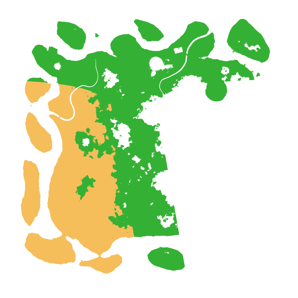Biome Rust Map: Procedural Map, Size: 3800, Seed: 2313441