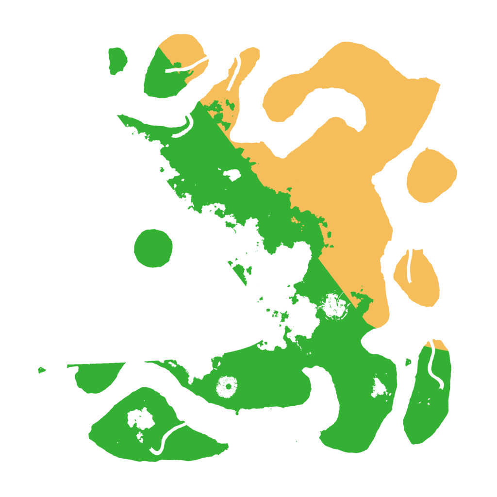 Biome Rust Map: Procedural Map, Size: 3500, Seed: 756845390