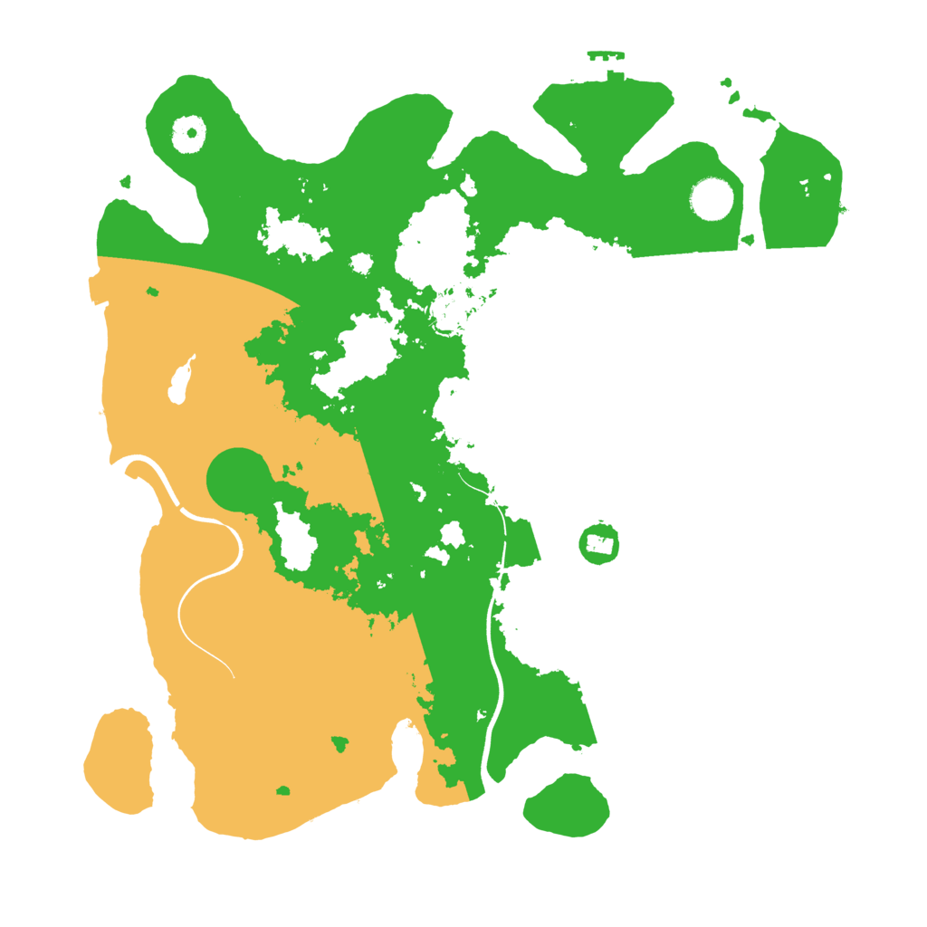 Biome Rust Map: Procedural Map, Size: 3800, Seed: 2493539