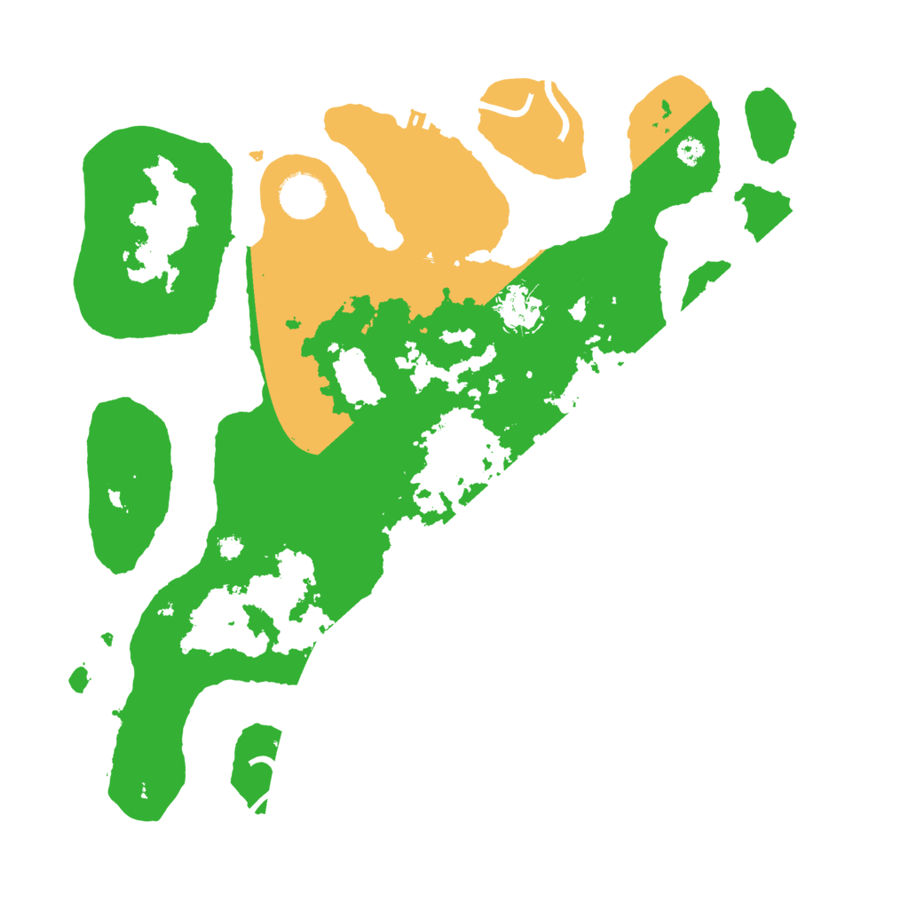 Biome Rust Map: Procedural Map, Size: 3500, Seed: 514668