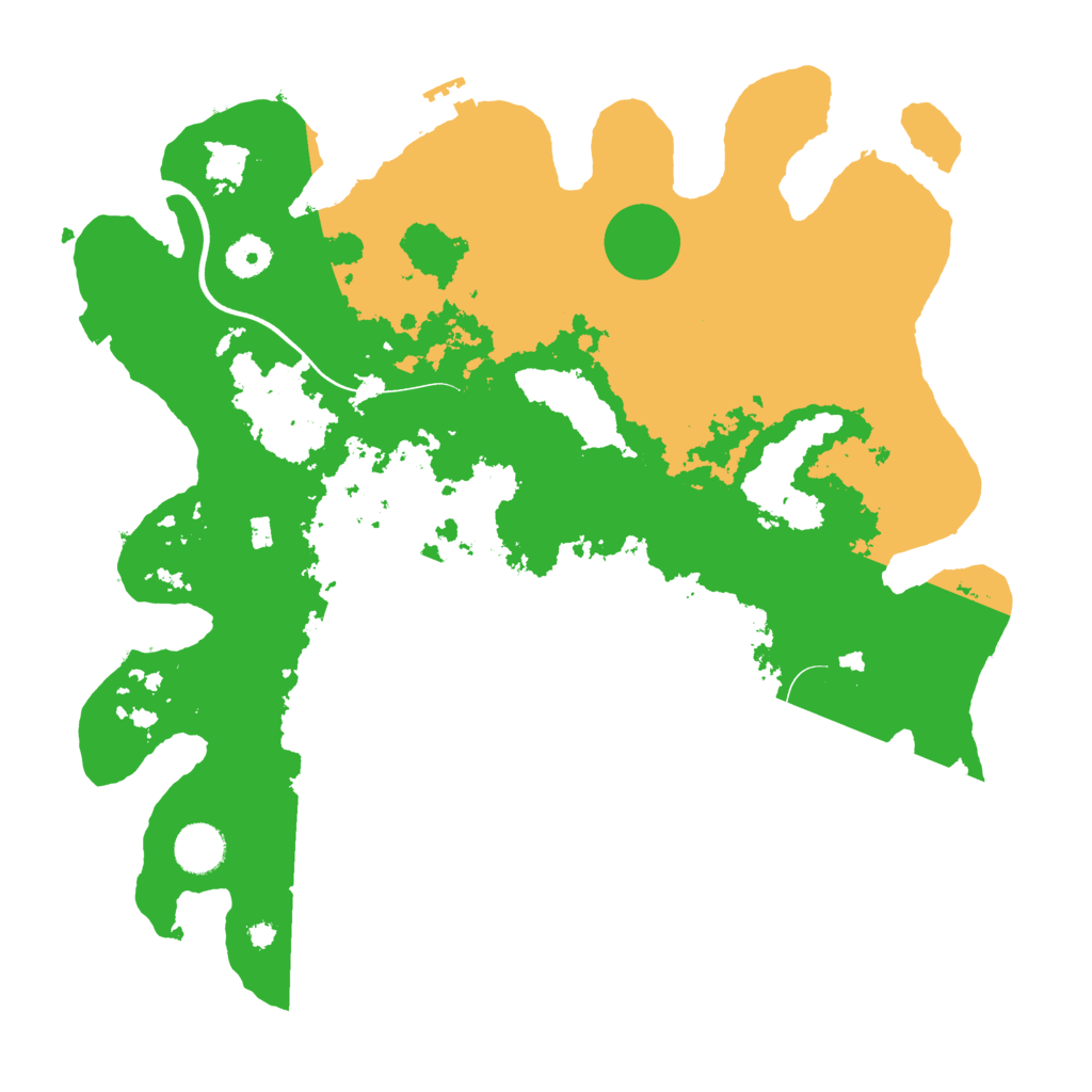 Biome Rust Map: Procedural Map, Size: 3800, Seed: 187477