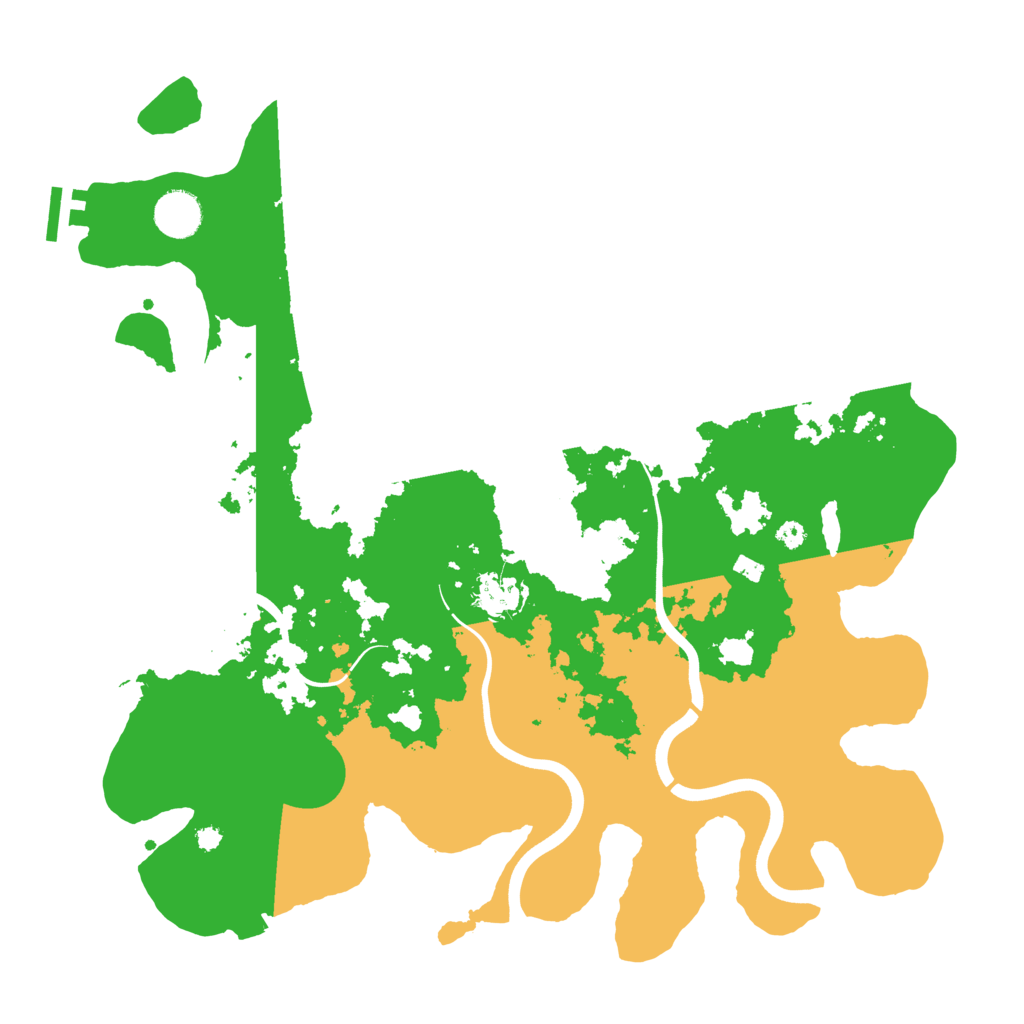 Biome Rust Map: Procedural Map, Size: 3800, Seed: 3764335