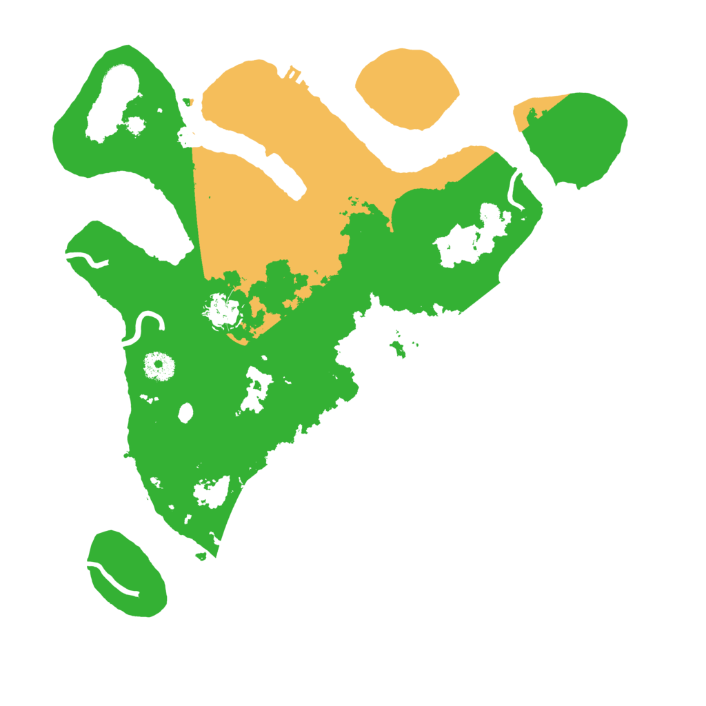 Biome Rust Map: Procedural Map, Size: 3500, Seed: 2860842