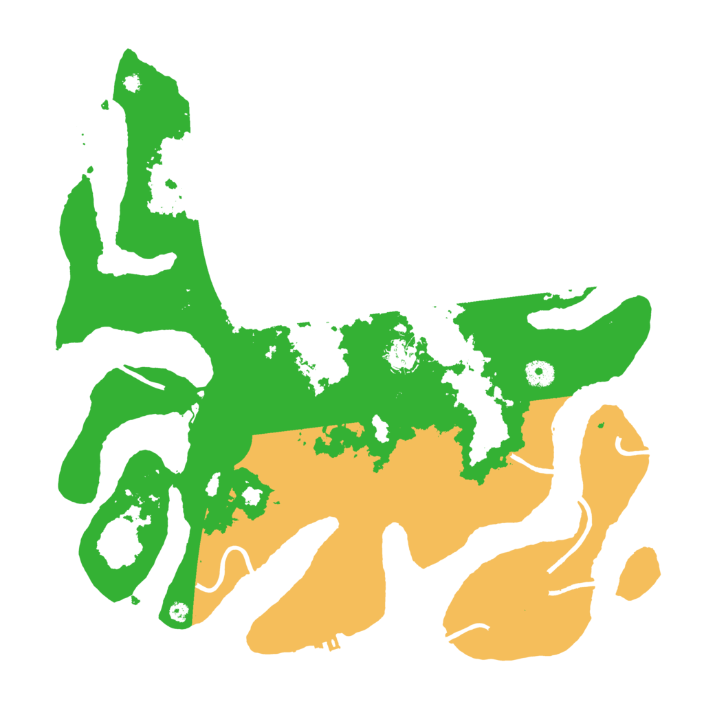 Biome Rust Map: Procedural Map, Size: 3800, Seed: 1128141