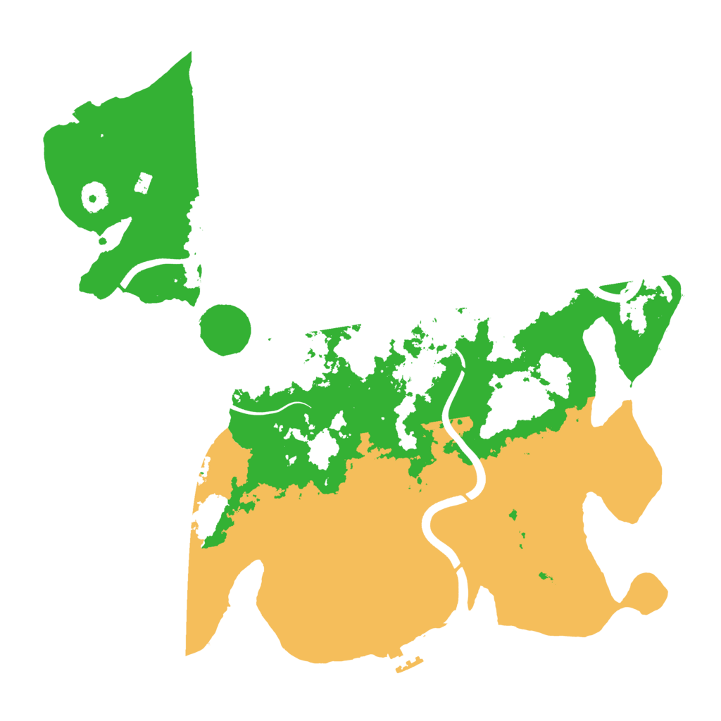 Biome Rust Map: Procedural Map, Size: 3800, Seed: 2379772