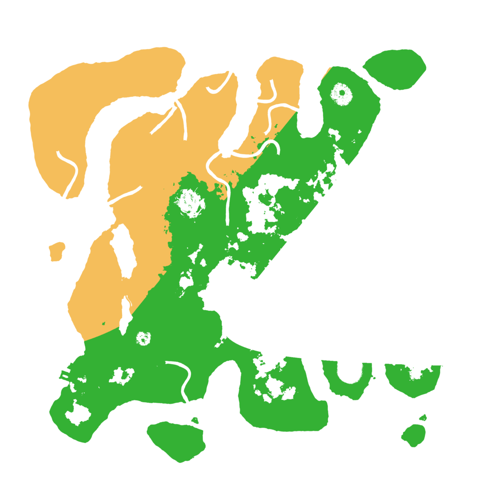 Biome Rust Map: Procedural Map, Size: 3500, Seed: 3092111