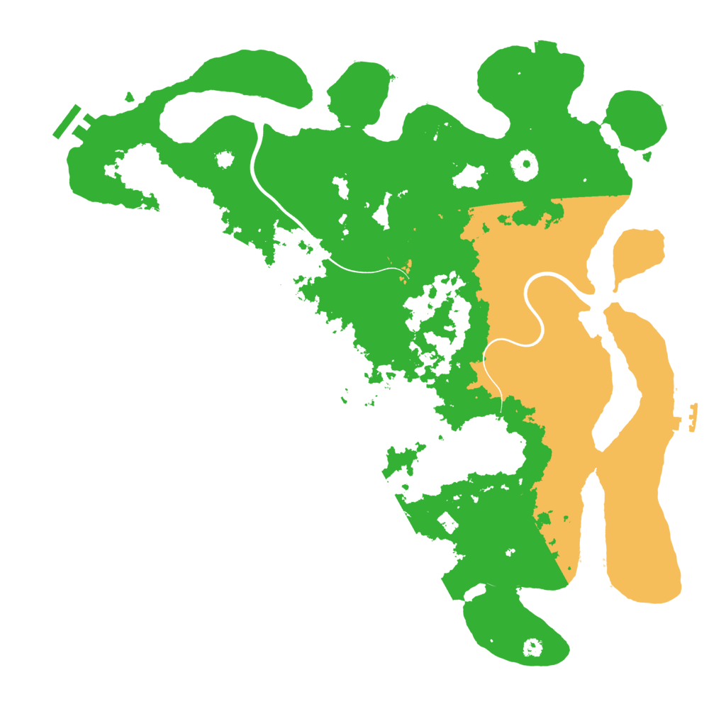 Biome Rust Map: Procedural Map, Size: 3800, Seed: 934857256