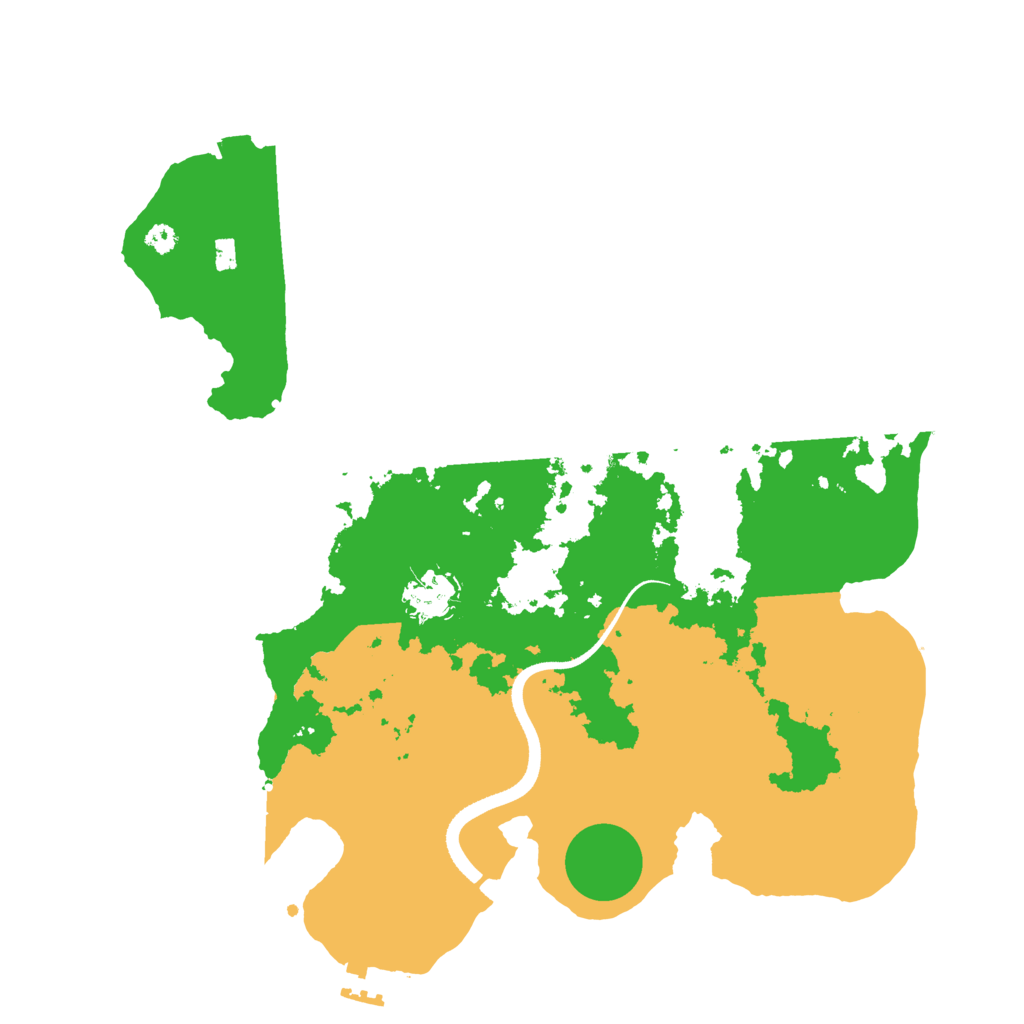 Biome Rust Map: Procedural Map, Size: 3500, Seed: 770188