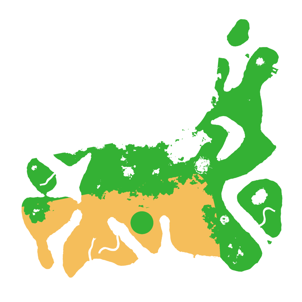 Biome Rust Map: Procedural Map, Size: 3500, Seed: 1834891319